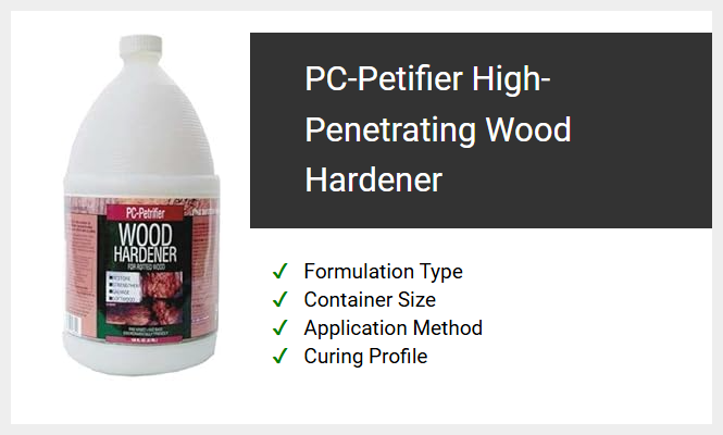 PC-Petifier High-Penetrating Wood Hardener