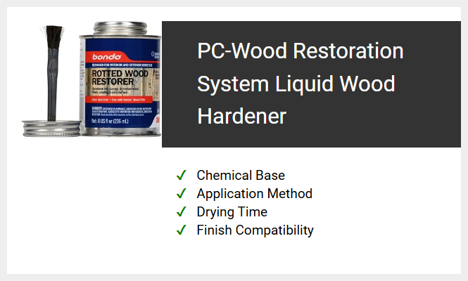 PC-Wood Restoration System Liquid Wood Hardener