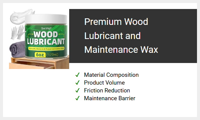 Premium Wood Lubricant and Maintenance Wax