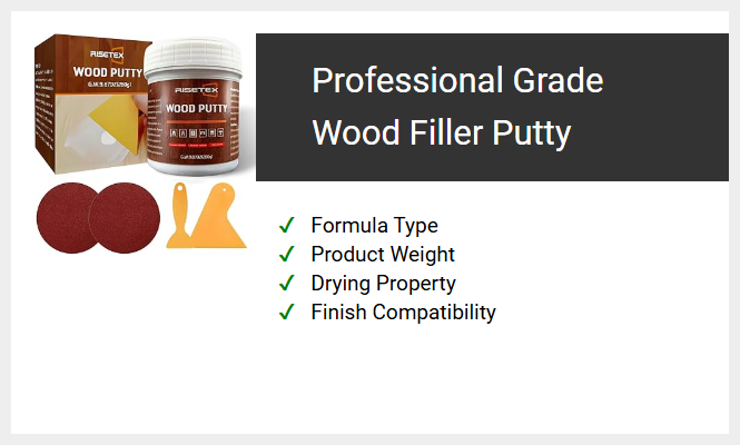 Professional Grade Wood Filler Putty