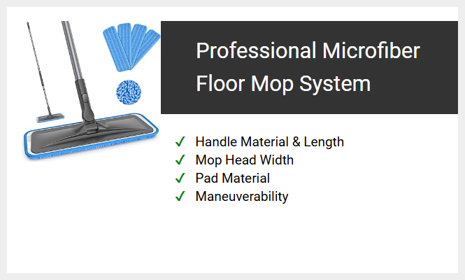 Professional Microfiber Floor Mop System