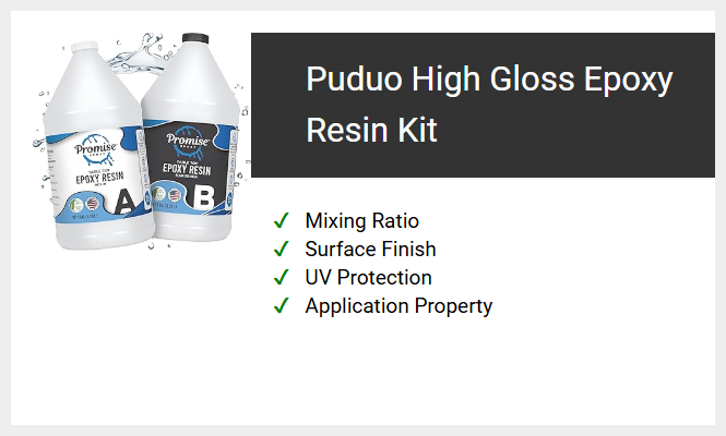 Puduo High Gloss Epoxy Resin Kit