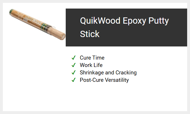 QuikWood Epoxy Putty Stick
