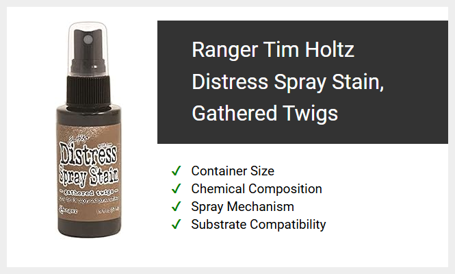Ranger Tim Holtz Distress Spray Stain, Gathered Twigs