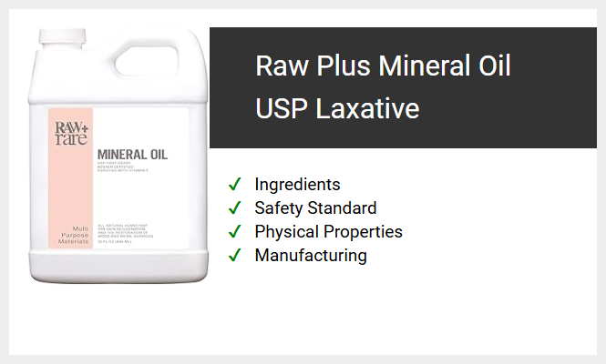 Raw Plus Mineral Oil USP Laxative