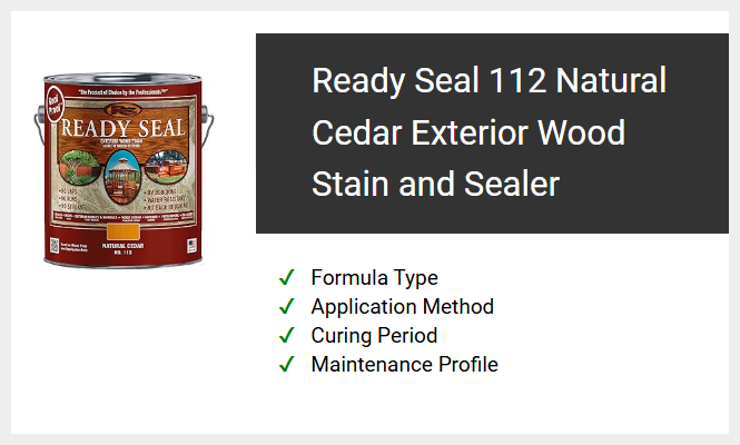 Ready Seal 112 Natural Cedar Exterior Wood Stain and Sealer
