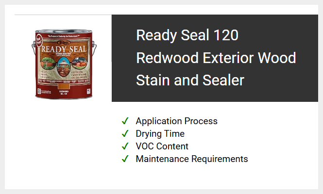 Ready Seal 120 Redwood Exterior Wood Stain and Sealer