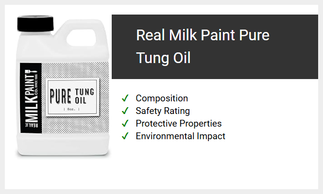 Real Milk Paint Pure Tung Oil