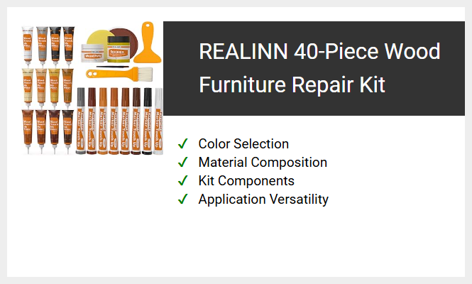 REALINN 40-Piece Wood Furniture Repair Kit