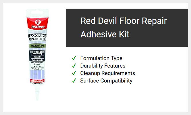 Red Devil Floor Repair Adhesive Kit