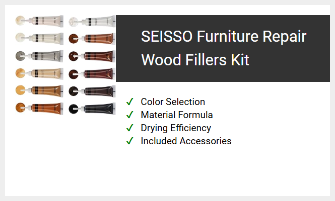 SEISSO Furniture Repair Wood Fillers Kit