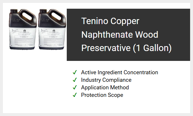 Tenino Copper Naphthenate Wood Preservative (1 Gallon)