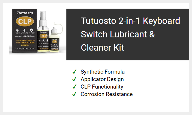 Tutuosto 2-in-1 Keyboard Switch Lubricant & Cleaner Kit