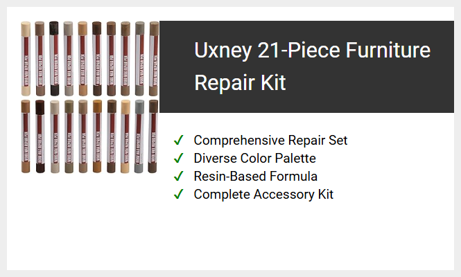 Uxney 21-Piece Furniture Repair Kit