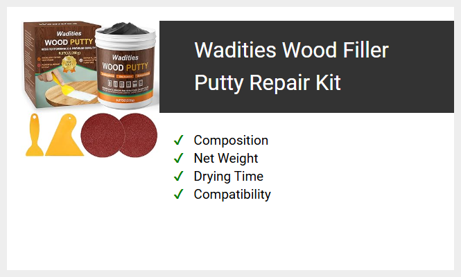 Wadities Wood Filler Putty Repair Kit