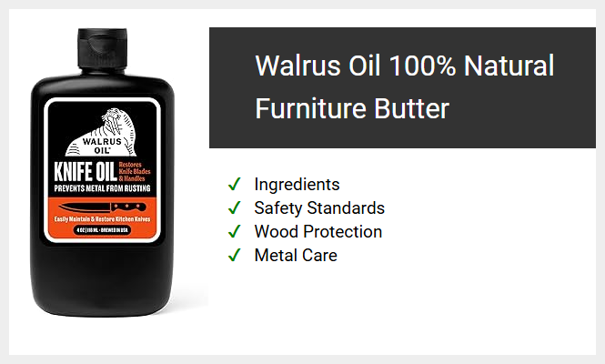 Walrus Oil 100% Natural Furniture Butter