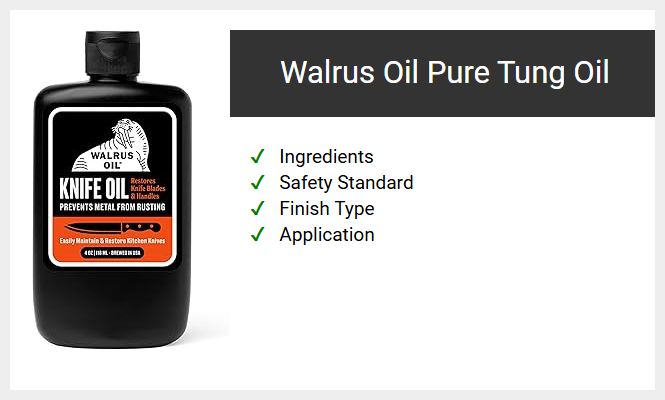 Walrus Oil Pure Tung Oil