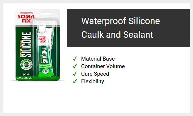 Waterproof Silicone Caulk and Sealant