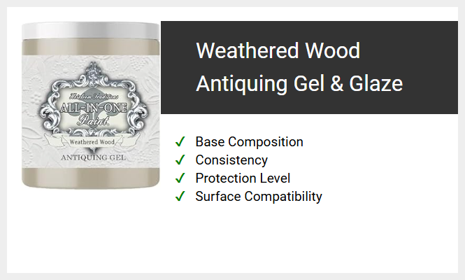 Weathered Wood Antiquing Gel & Glaze