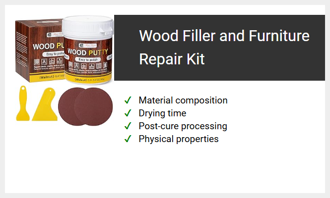 Wood Filler and Furniture Repair Kit