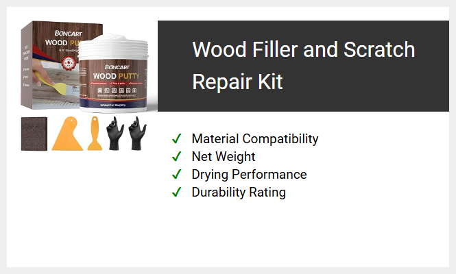 Wood Filler and Scratch Repair Kit