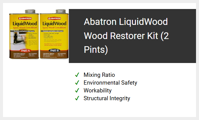 Abatron LiquidWood Wood Restorer Kit (2 Pints)