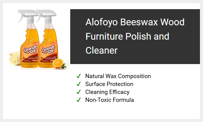Alofoyo Beeswax Wood Furniture Polish and Cleaner