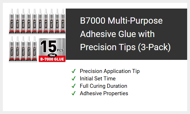 B7000 Multi-Purpose Adhesive Glue with Precision Tips (3-Pack)