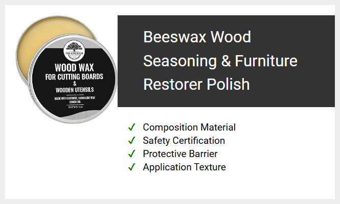 Beeswax Wood Seasoning & Furniture Restorer Polish