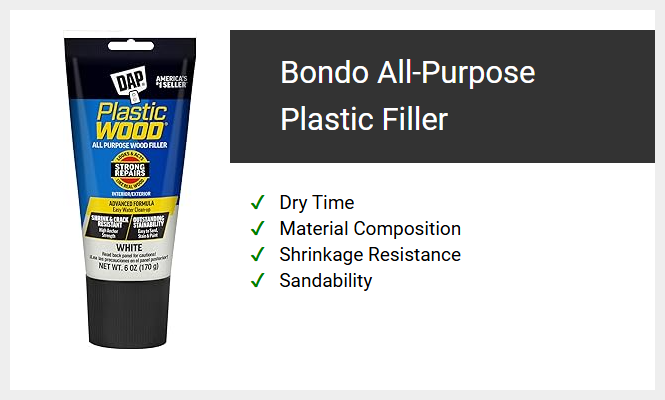 Bondo All-Purpose Plastic Filler
