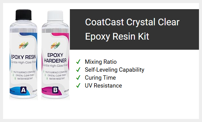 CoatCast Crystal Clear Epoxy Resin Kit