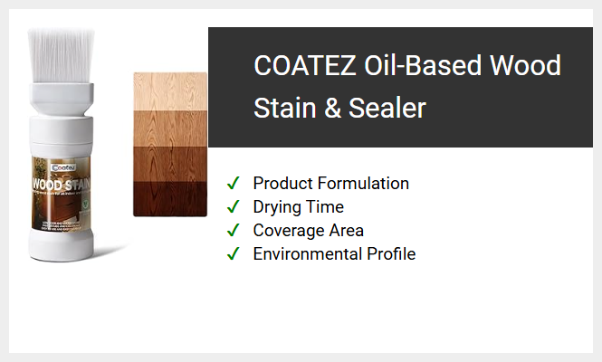 COATEZ Oil-Based Wood Stain & Sealer