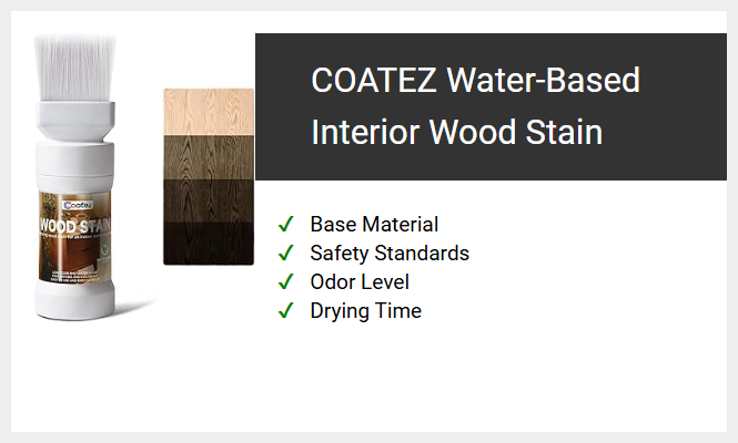COATEZ Water-Based Interior Wood Stain
