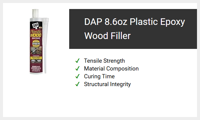 DAP 8.6oz Plastic Epoxy Wood Filler