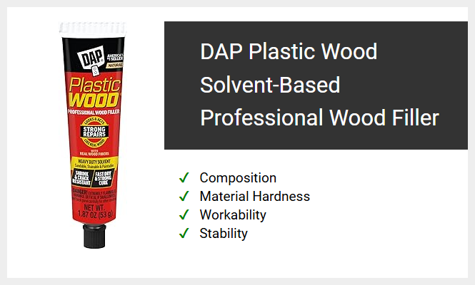 DAP Plastic Wood Solvent-Based Professional Wood Filler