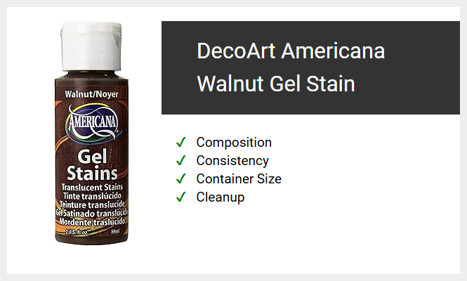 DecoArt Americana Walnut Gel Stain