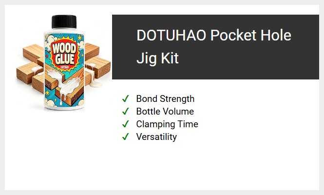 DOTUHAO Pocket Hole Jig Kit
