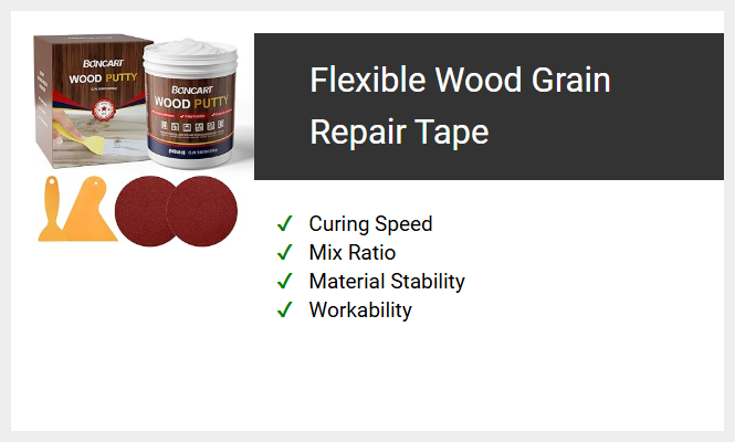 Flexible Wood Grain Repair Tape