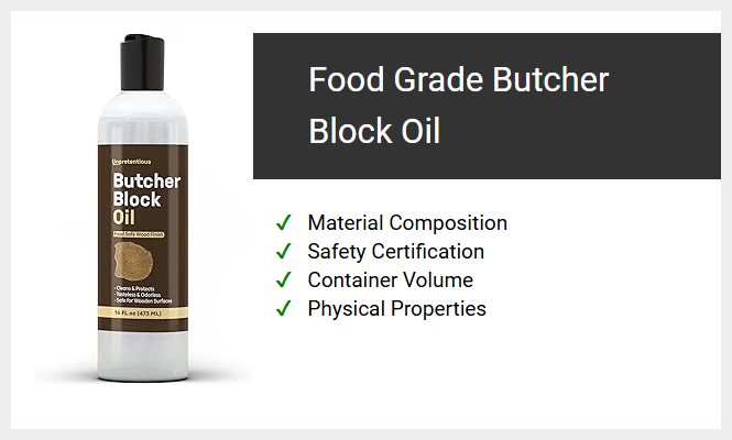 Food Grade Butcher Block Oil
