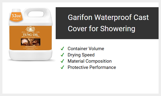 Garifon Waterproof Cast Cover for Showering