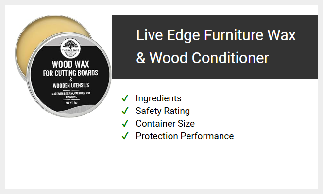 Live Edge Furniture Wax & Wood Conditioner