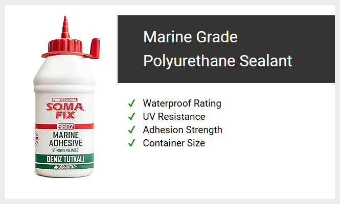 Marine Grade Polyurethane Sealant