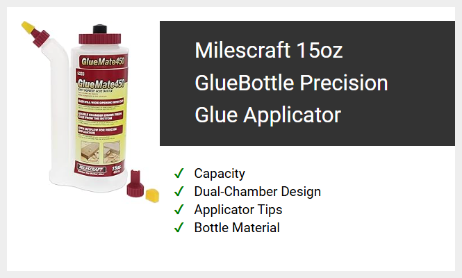 Milescraft 15oz GlueBottle Precision Glue Applicator