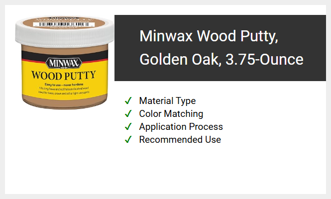 Minwax Wood Putty, Golden Oak, 3.75-Ounce
