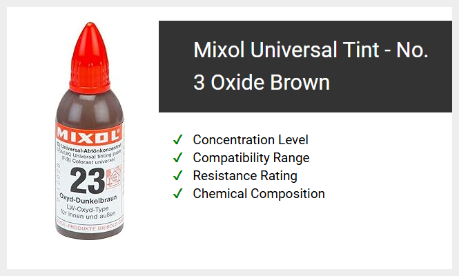 Mixol Universal Tint - No. 3 Oxide Brown