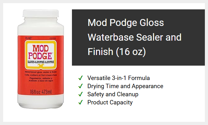 Mod Podge Gloss Waterbase Sealer and Finish (16 oz)