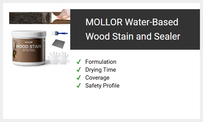 MOLLOR Water-Based Wood Stain and Sealer