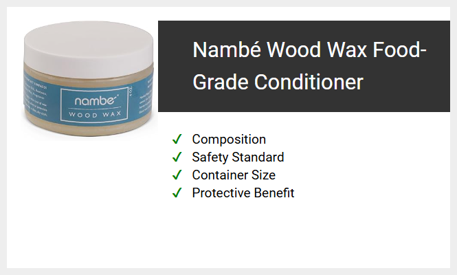 Nambé Wood Wax Food-Grade Conditioner
