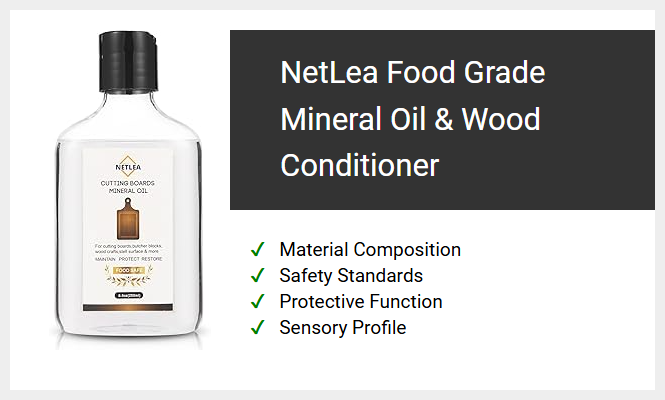 NetLea Food Grade Mineral Oil & Wood Conditioner