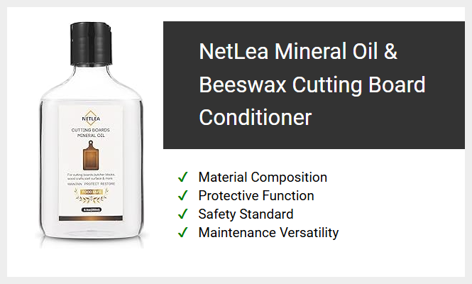 NetLea Mineral Oil & Beeswax Cutting Board Conditioner